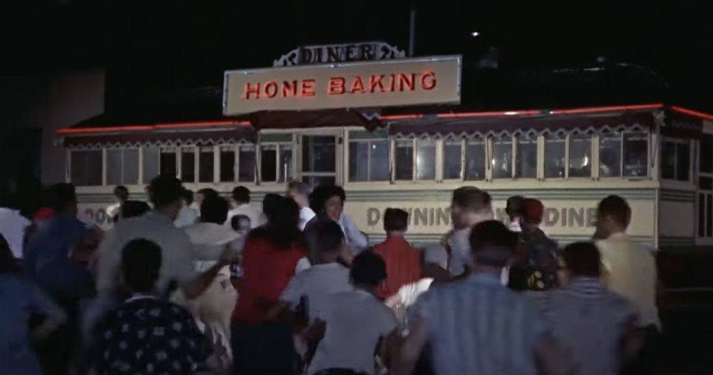 The diner in The Blob