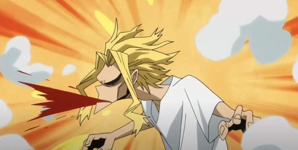 Long lasting consequences of heroics are a feature of My Hero Academia