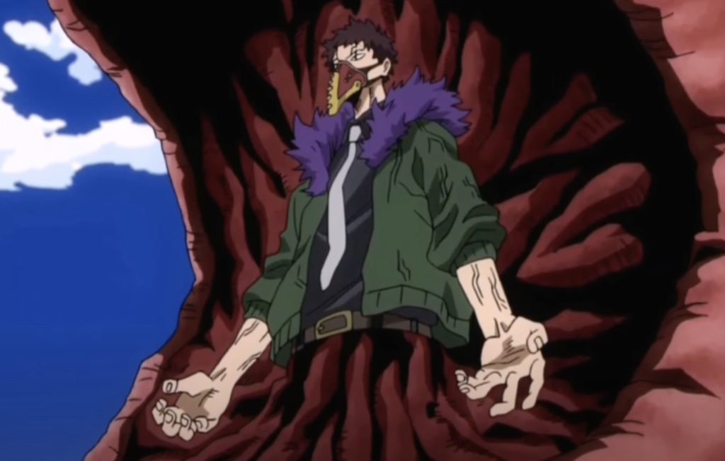 Overhaul using his quirk in season 4 of my hero academia 