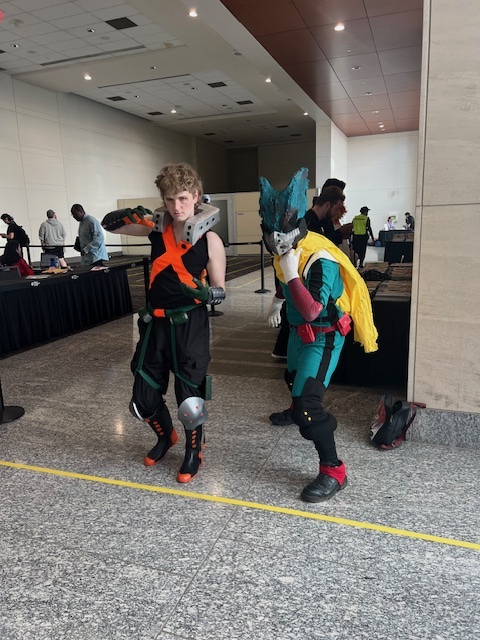 Cosplayers from MHA at animazement
