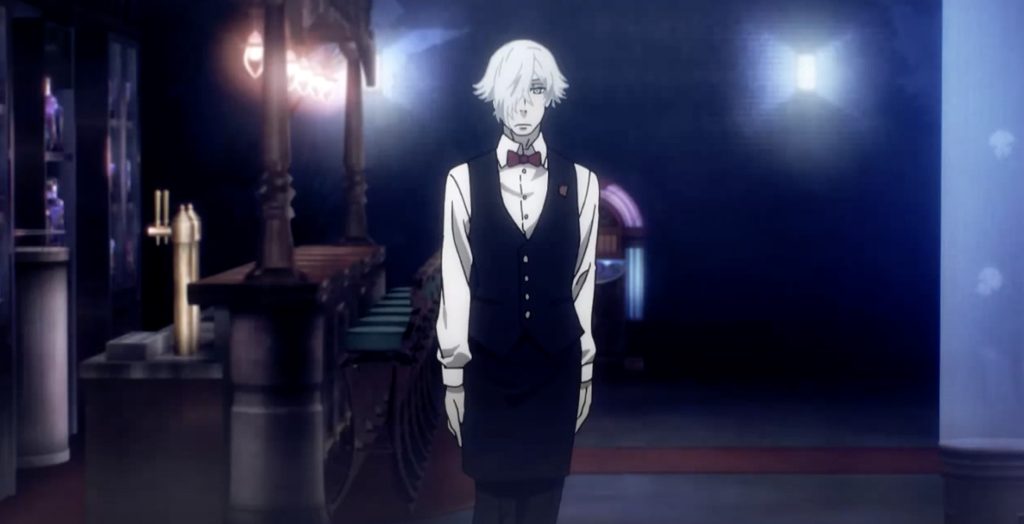 The arbiter Death Parade focuses on