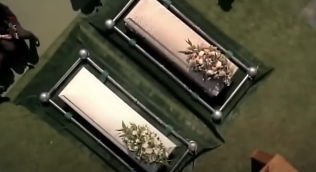 Coffins are standard shot in Final Destination