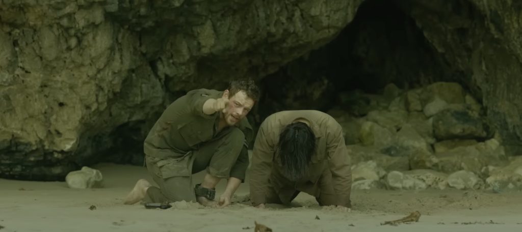 The main characters learning to get along in Monster Island.