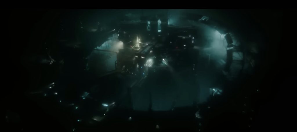 The underwater mining operation