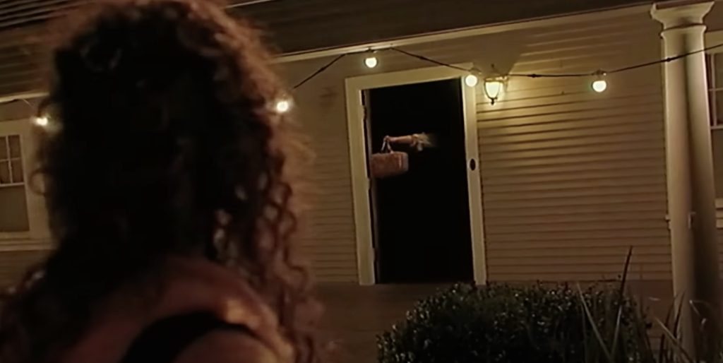 Screenshot from the first shot in V/H/S Hallowwn