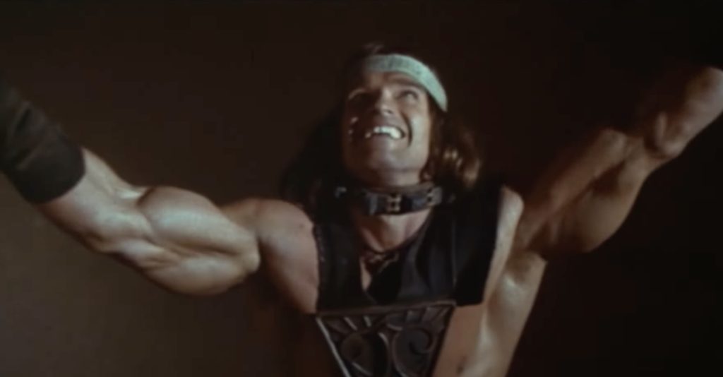 Conan as a gladiator.