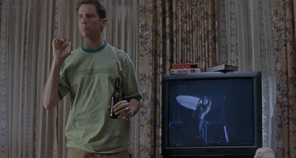 Randy followed the rules in Scream 2, didn't help/