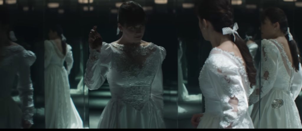 Judy in the Conjuring Last Rites is chased by a demon