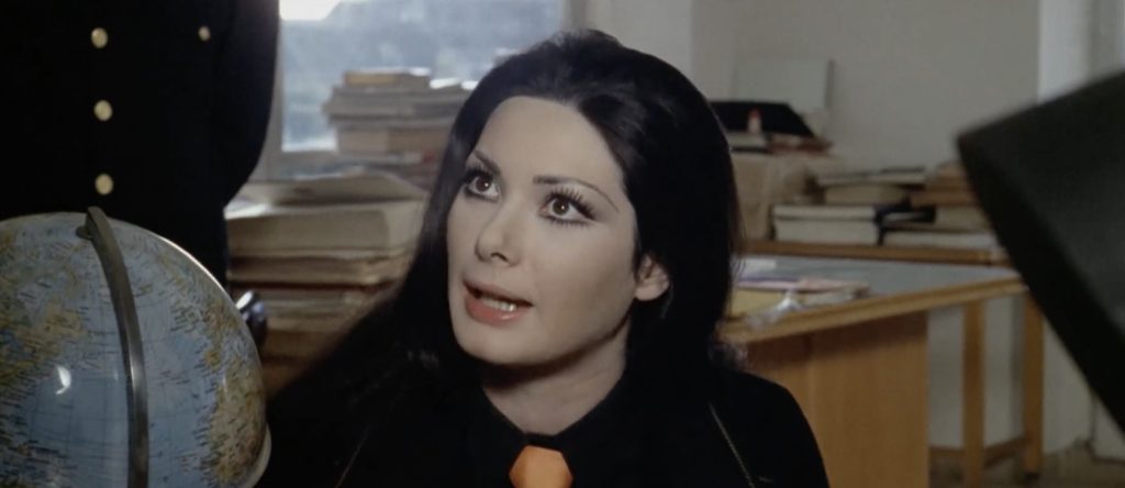 Edwidge Fenech as Jennifer in The Case of the Bloody Iris.