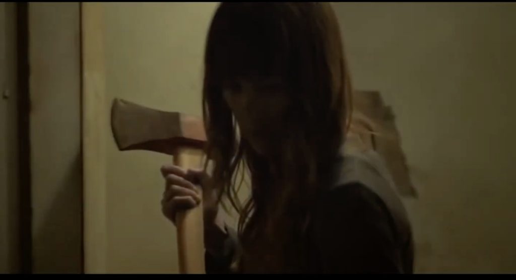Erin turns the tables on the killers in this home invasion Neo-slasher.