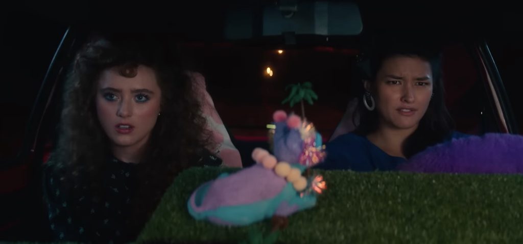 Taffy and Lisa on their way to a party.