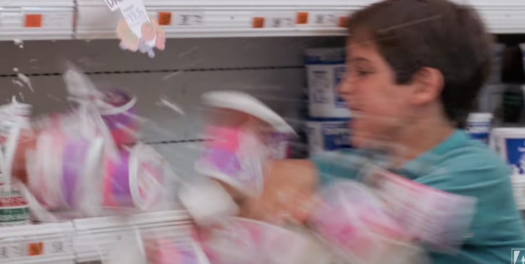 Jason destroys a grocery store full of The Stuff