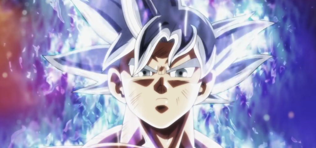 Goku in his ultimate level up