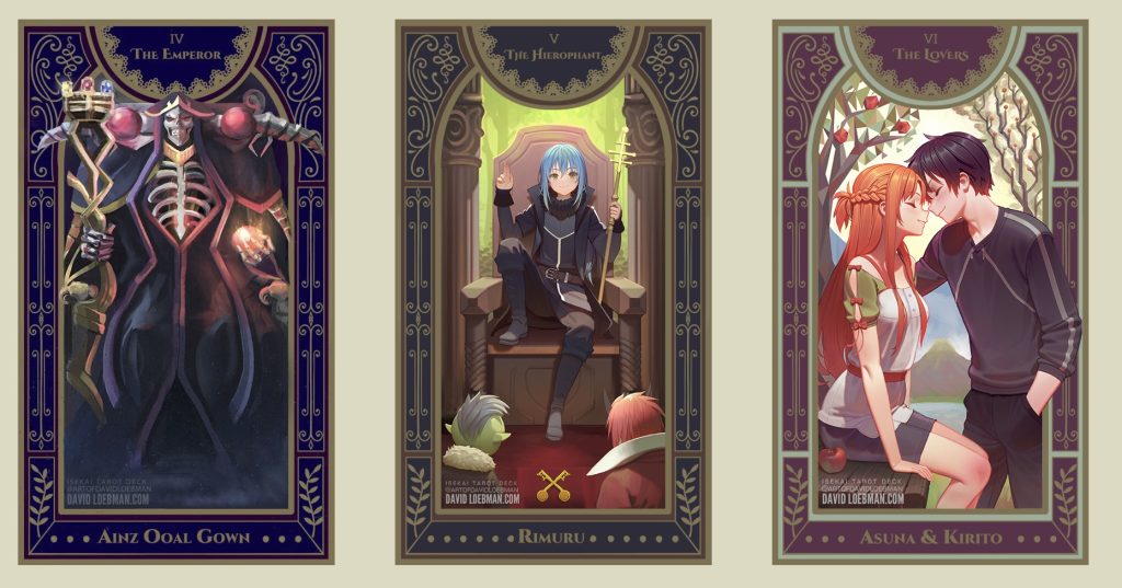 isekai tarot desk from animazement