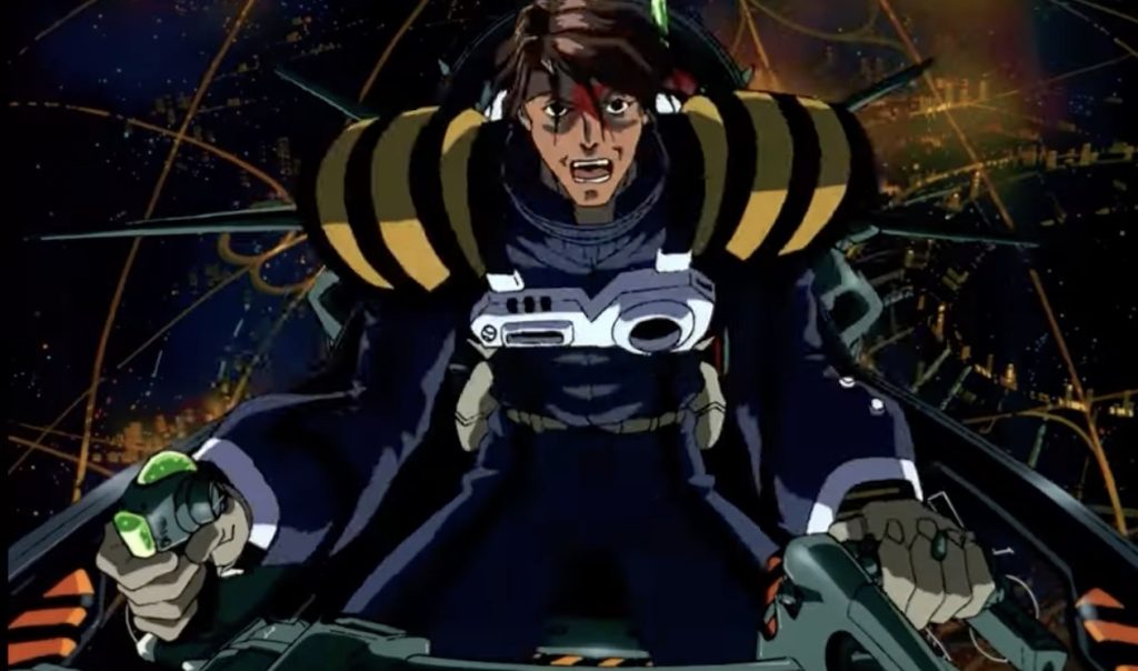 Isamu the hero from Macross Plus