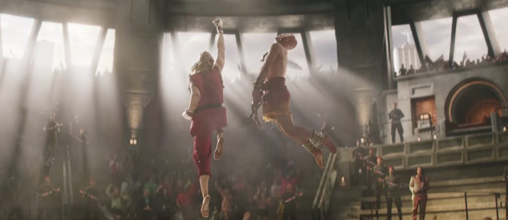 Ken Masters pulls off a combo in Street fighter